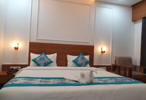 the ashoka hotels & resorts, Panna duper deluxe room view